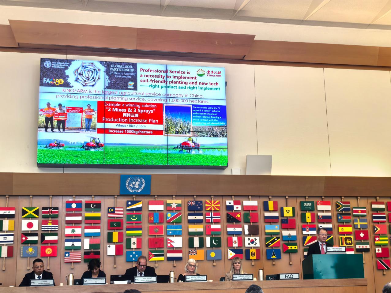 金丰公社亮相联合国粮农组织全球合作伙伴（GSP）大会(图2)